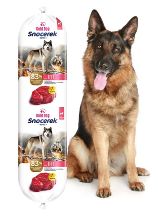 Gold Dog Snocerek Beef Wołowina Baton 900g